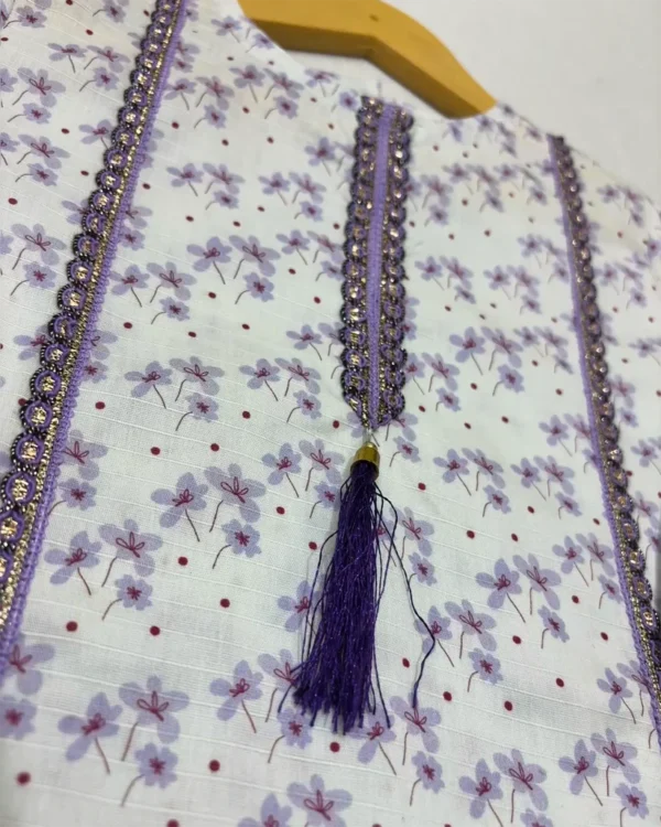 White Kameez With Shalwar