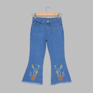 Light Blue Bell Bottom Pants