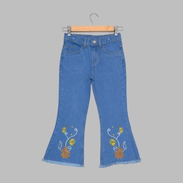 Light Blue Bell Bottom Pants